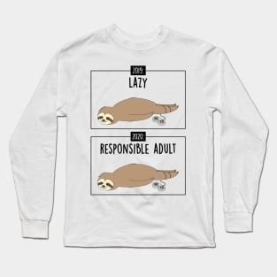 2020 responsible adult Long Sleeve T-Shirt